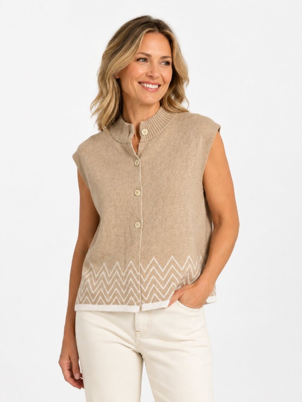 Note di Anita Italian Wool Cashmere Blend Cape Cardigan One Size